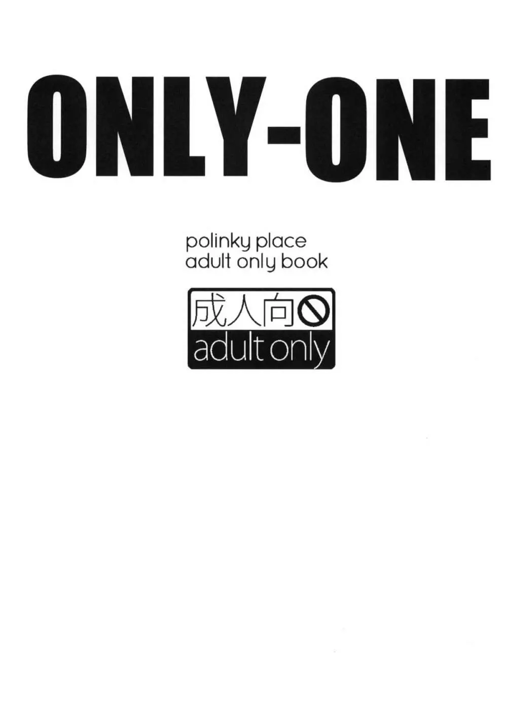 ONLY-ONE +ペーパー 2ページ