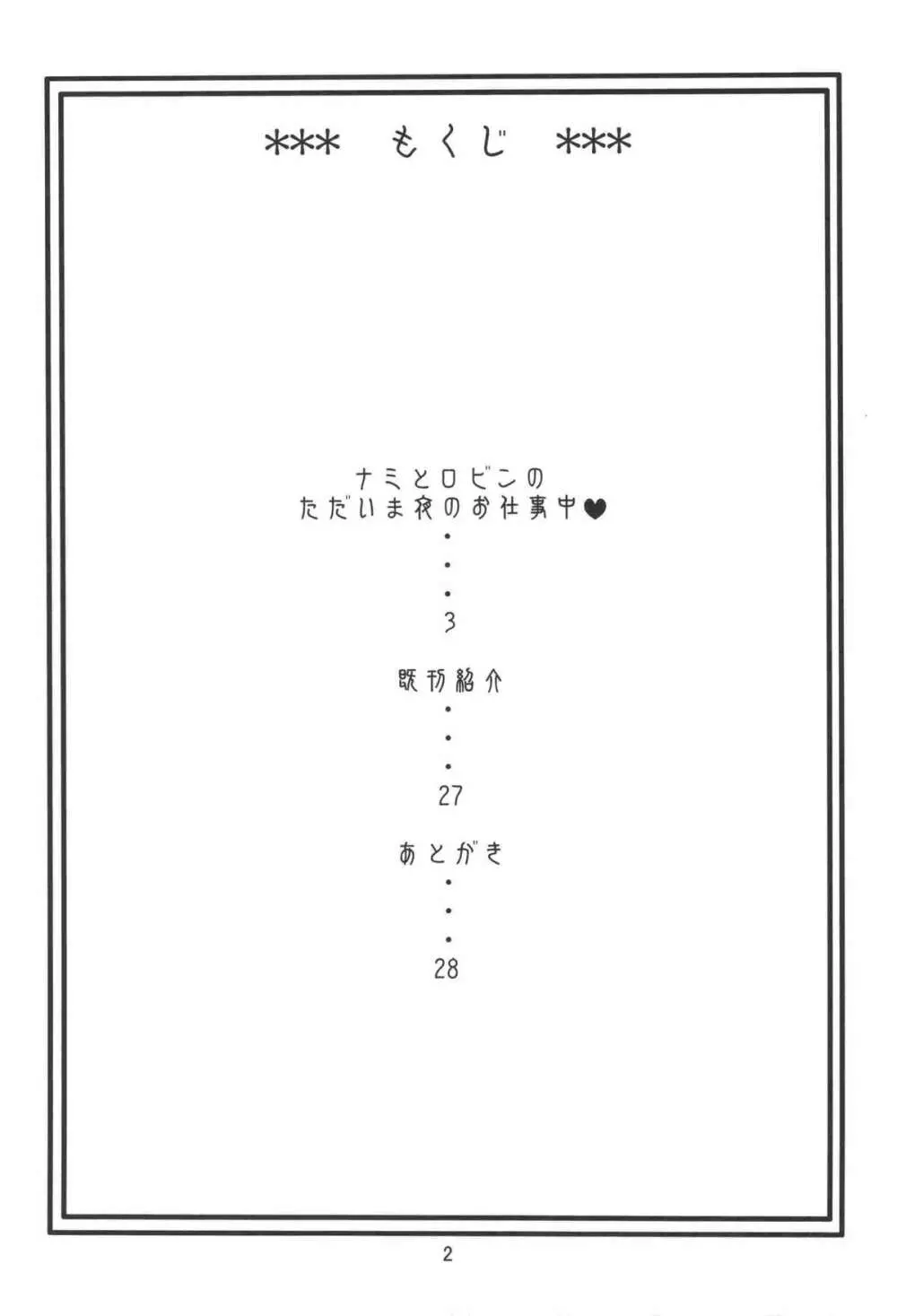 ナミの航海日誌EX ナミロビ2 3ページ