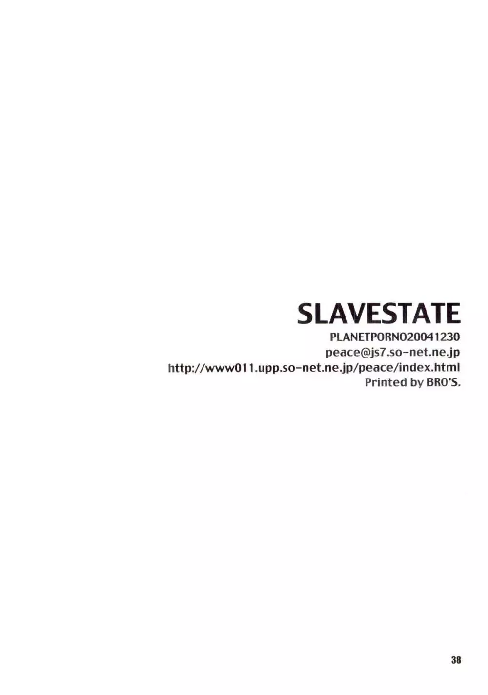 SLAVESTATE 37ページ