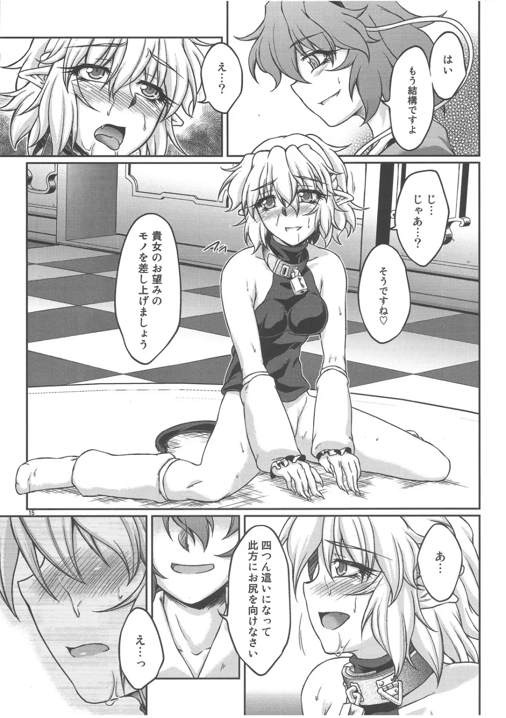 (C82) [幸撃 (大月渉)] 鉄(物の付いた首)輪 (東方Project) 14ページ