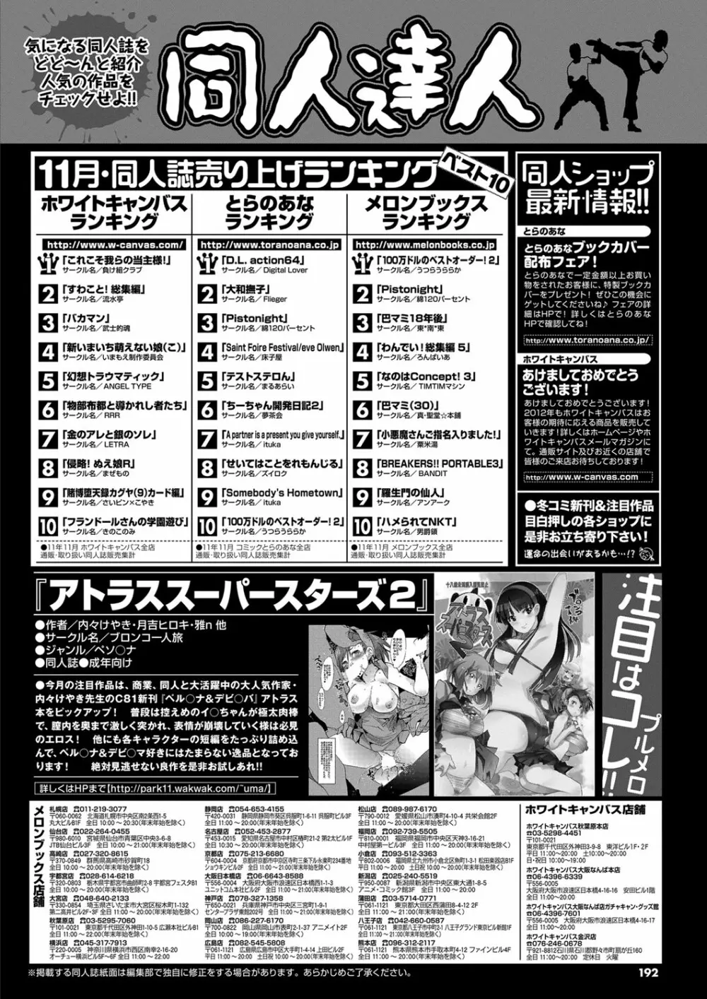 COMIC プルメロ 2012年3月号 185ページ