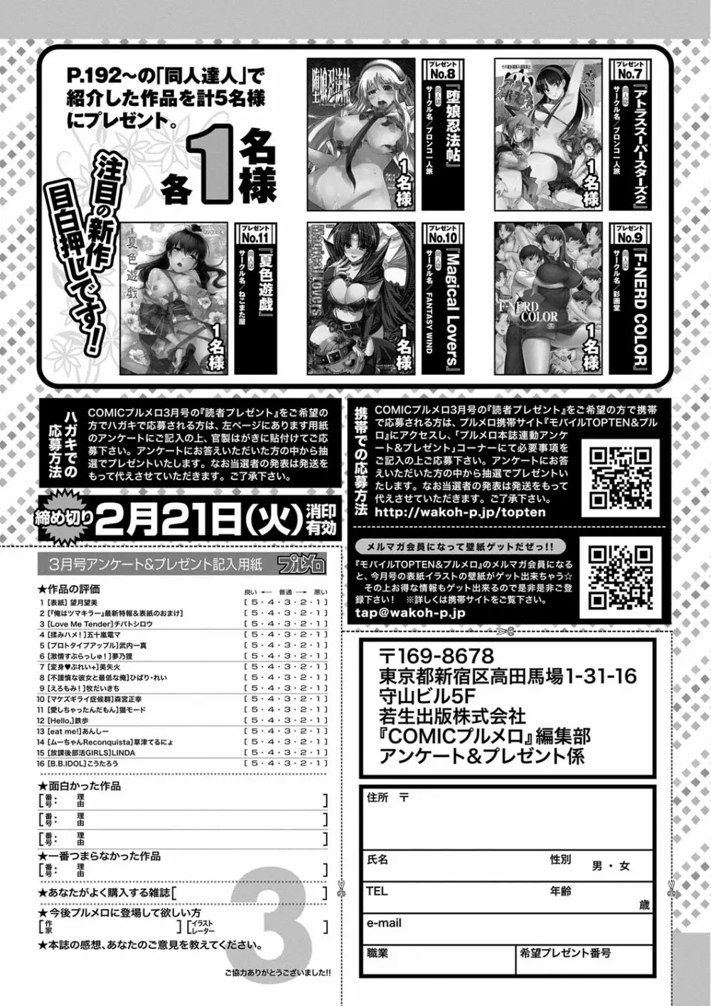 COMIC プルメロ 2012年3月号 198ページ