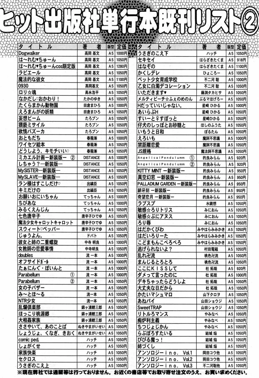 COMIC 阿吽 2013年1月号 577ページ