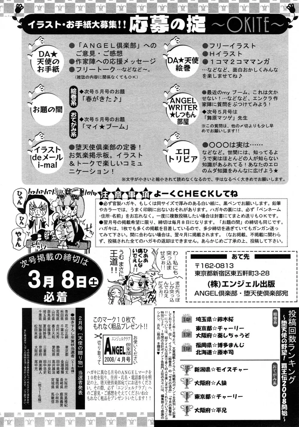 ANGEL 倶楽部 2008年4月号 422ページ