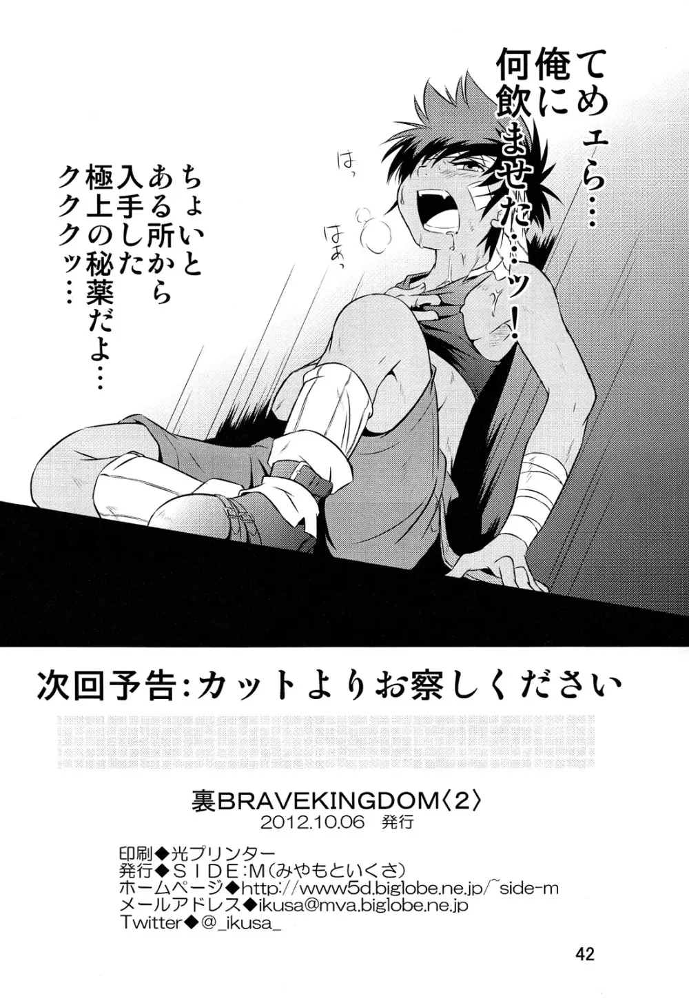 裏BRAVEKINGDOM【2】 42ページ