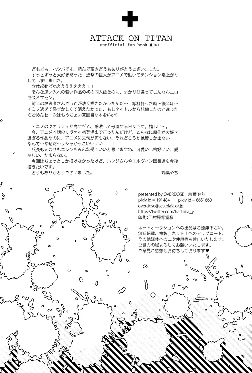 兵長とお医者さんごっこ 29ページ