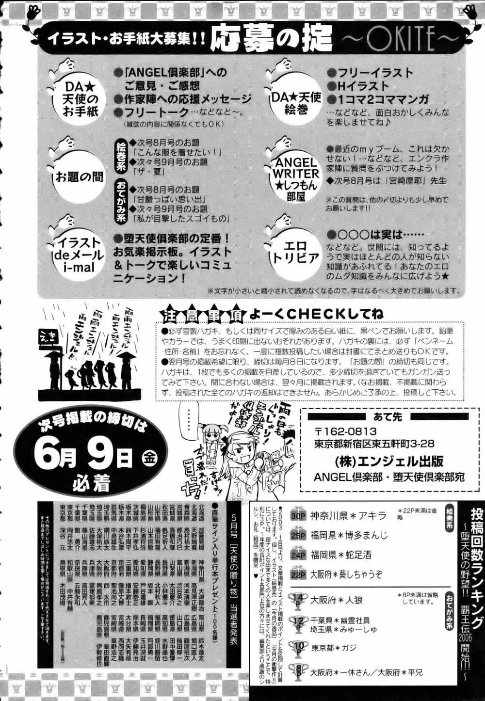 ANGEL 倶楽部 2006年7月号 422ページ