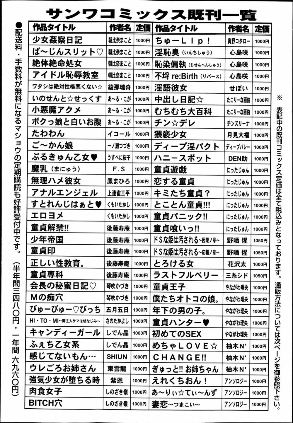 コミック・マショウ 2013年7月号 252ページ