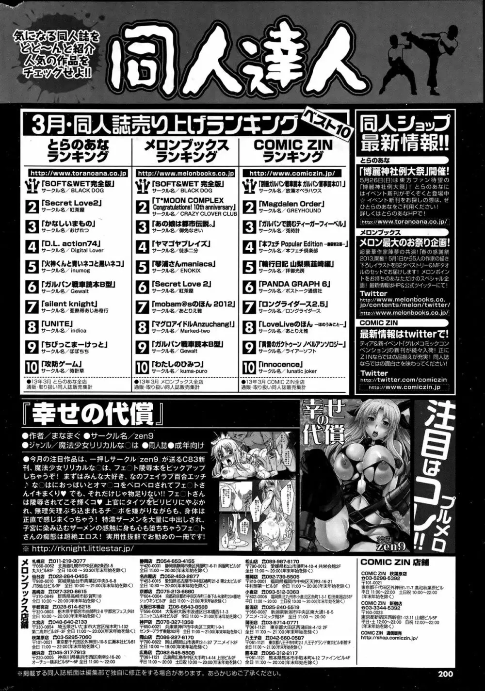 COMIC プルメロ 2013年7月号 198ページ