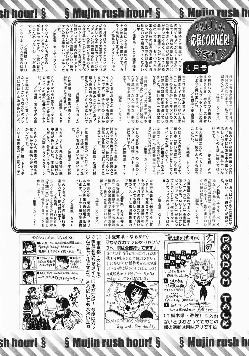 COMIC MUJIN 2005年5月号 666ページ