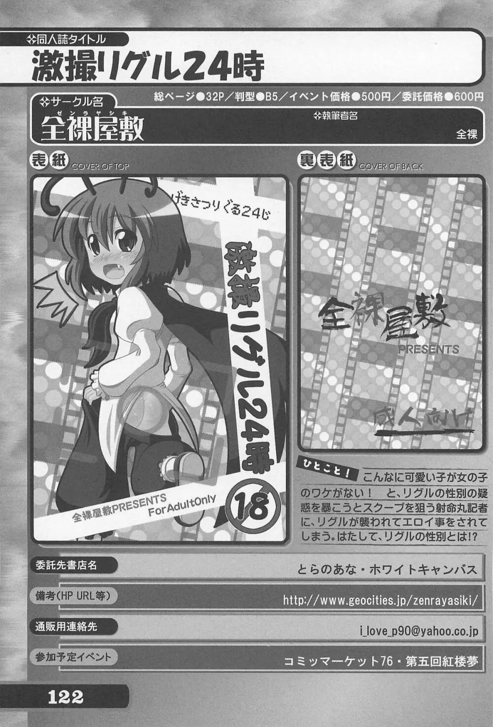 究極！美少女同人誌セレクション 122ページ