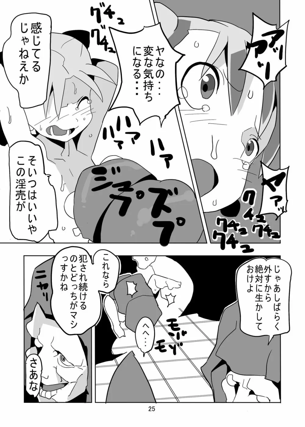 レヌール城の神隠し ～絶望的モン姦奴隷ビアンカ～ 25ページ