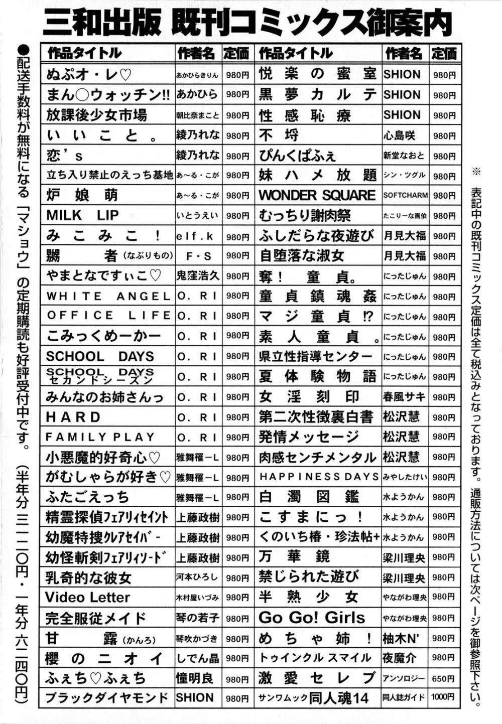 コミック・マショウ 2008年3月号 224ページ