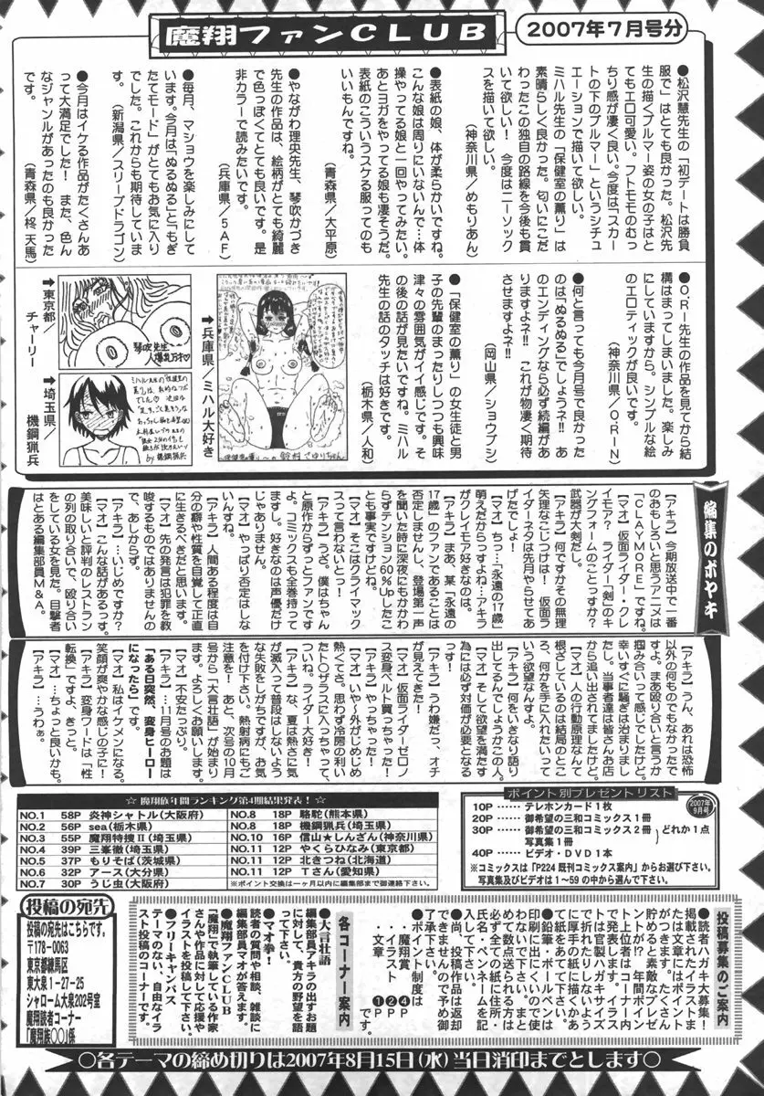 コミック・マショウ 2007年9月号 228ページ