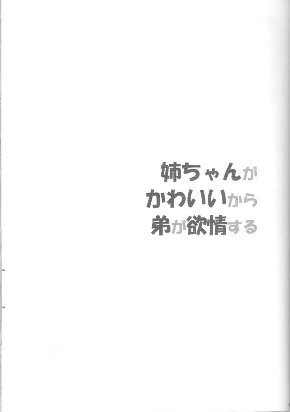 姉ちゃんがかわいいから弟が欲情する 2ページ