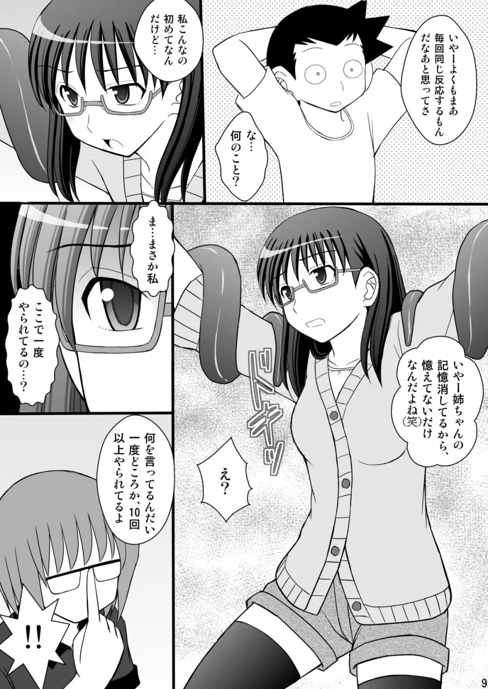 うぶな眼鏡っ娘は変態ワールドでイタズラされる 9ページ