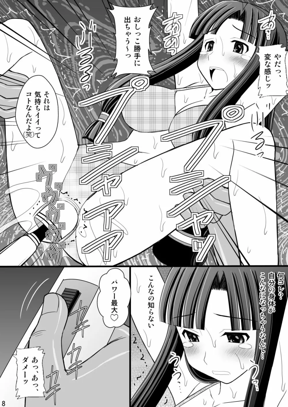 黒髪ロングっ娘の調教日誌Ⅰ 8ページ