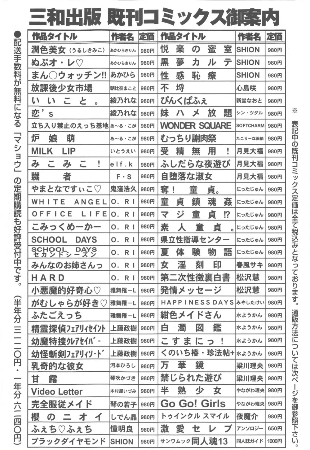 コミック・マショウ 2007年12月号 225ページ