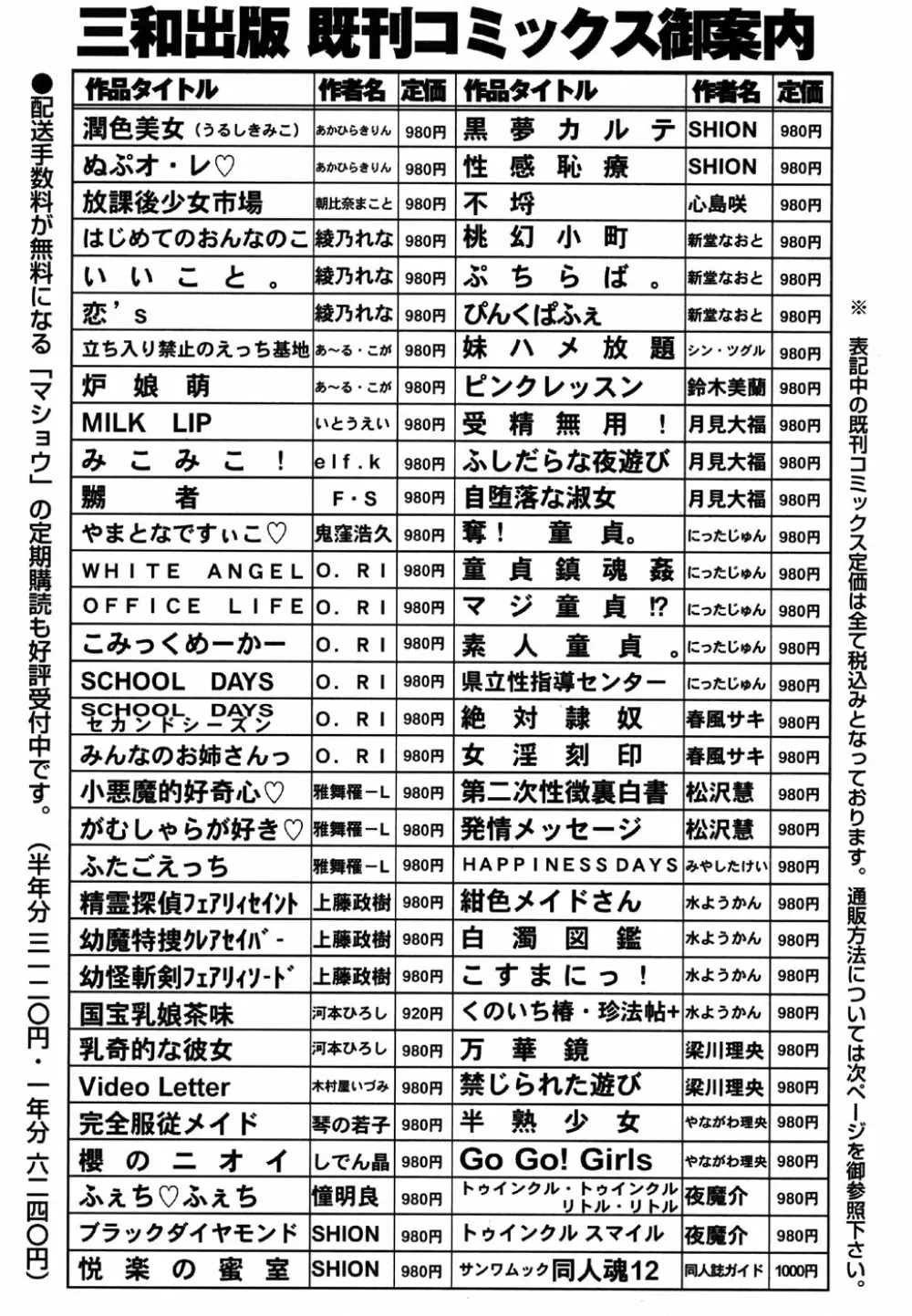 コミック・マショウ 2007年5月号 224ページ