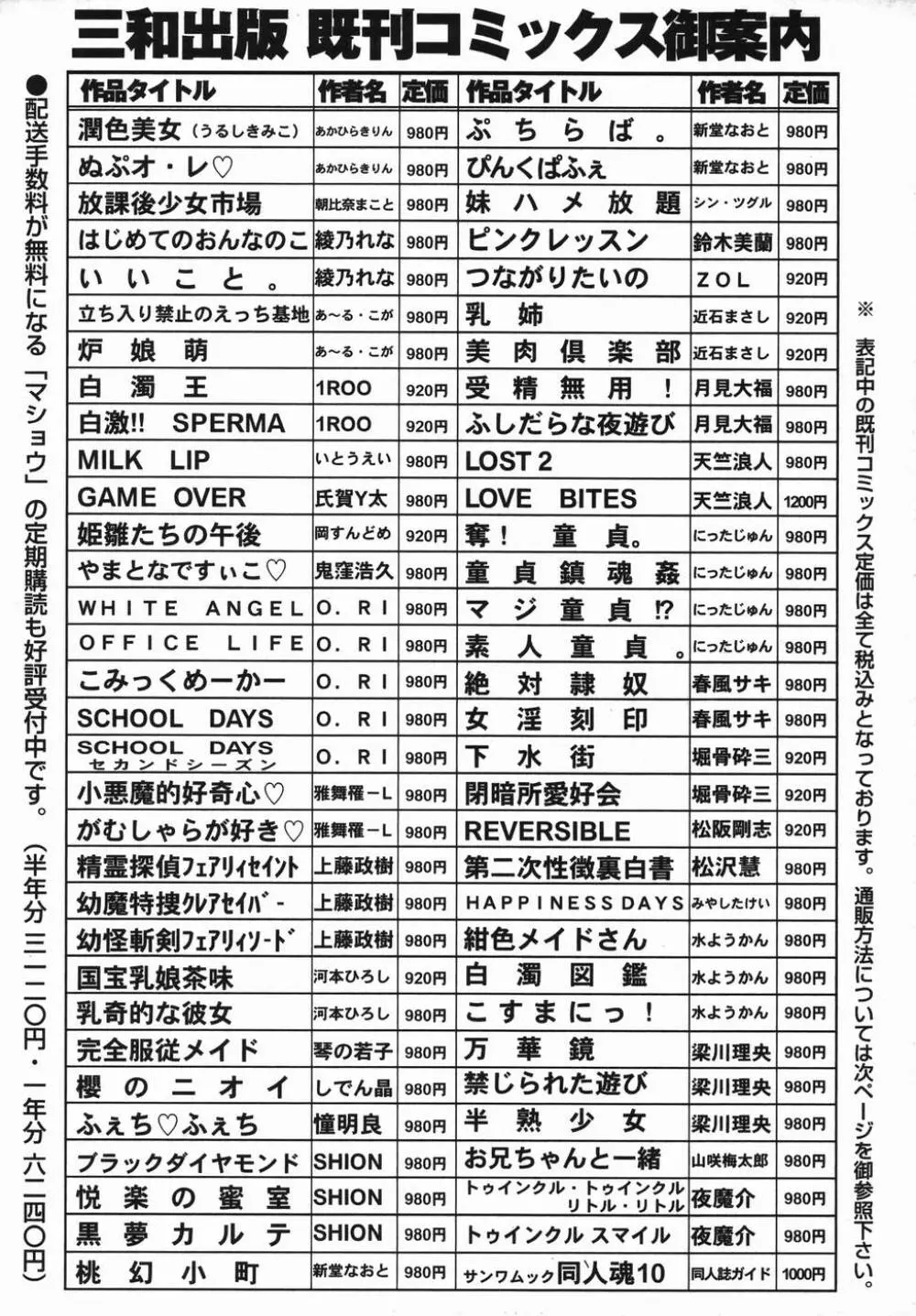 コミック・マショウ 2006年4月号 224ページ