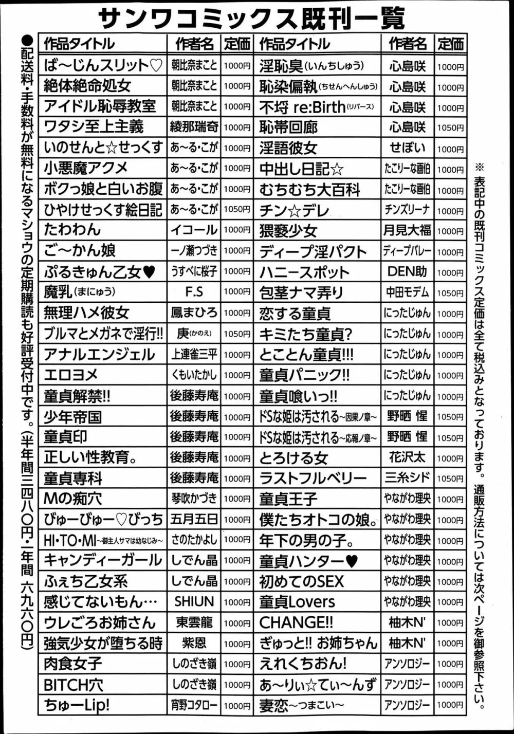 コミック・マショウ 2013年12月号 252ページ