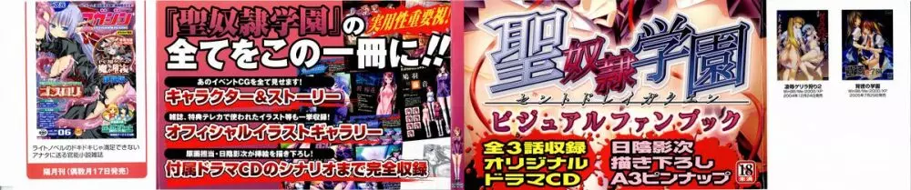 聖奴隷学園ビジュアルファンブック 3ページ