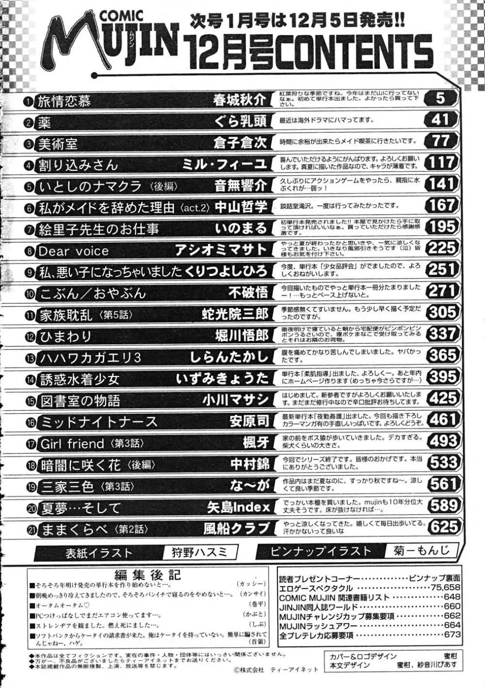 COMIC MUJIN 2007年12月号 676ページ