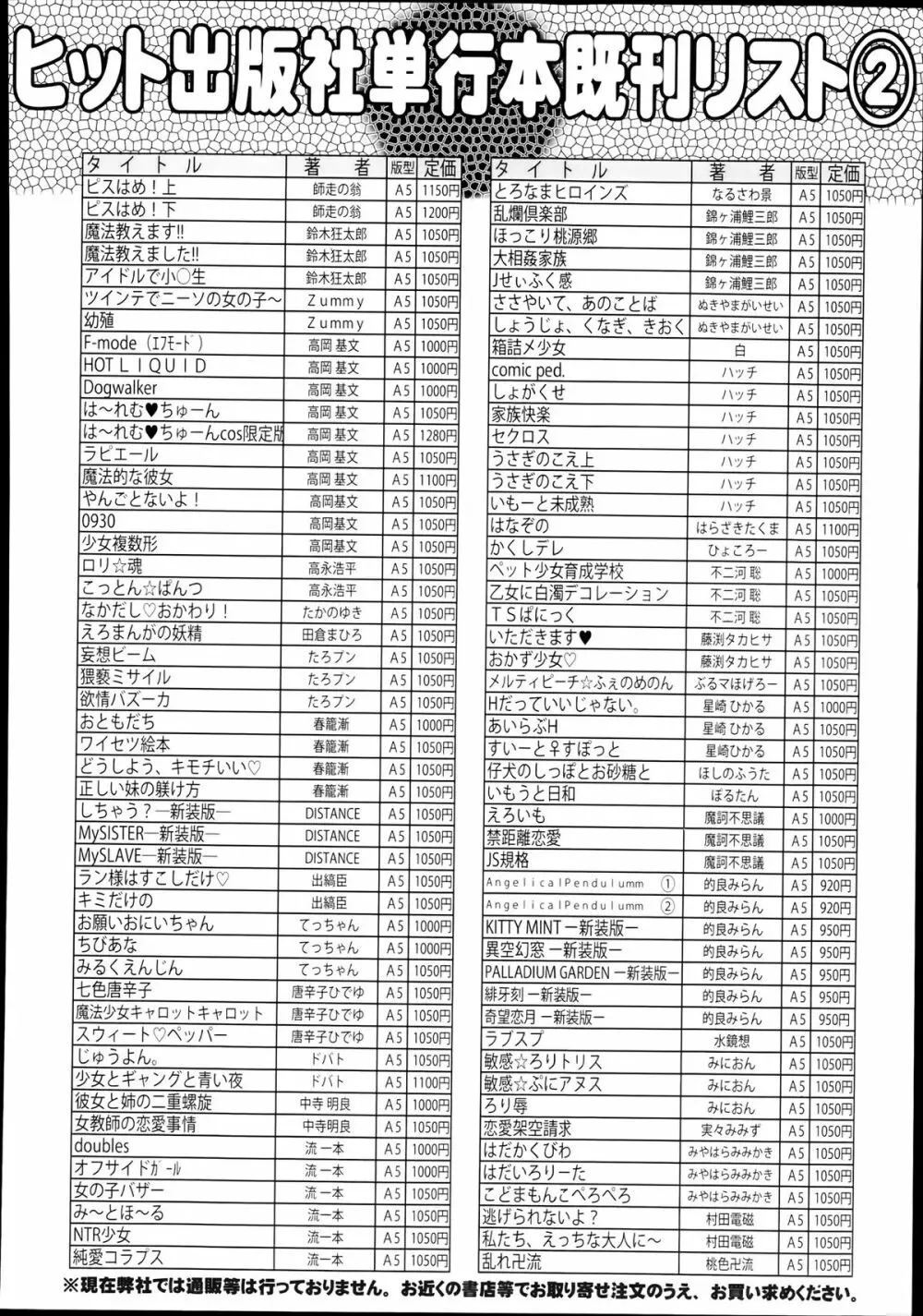 COMIC 阿吽 2014年1月号 514ページ