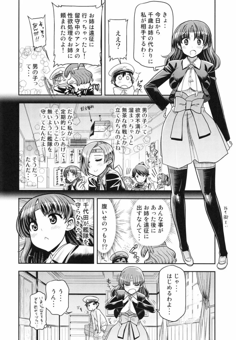 (C85) [松本ドリル研究所 (ながの～ん)] ちとちよ姉妹の運用について (艦隊これくしょん -艦これ-)) 14ページ