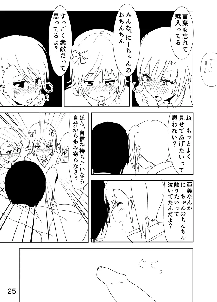 亜美「にーちゃんのちっちゃいのかな？」 25ページ