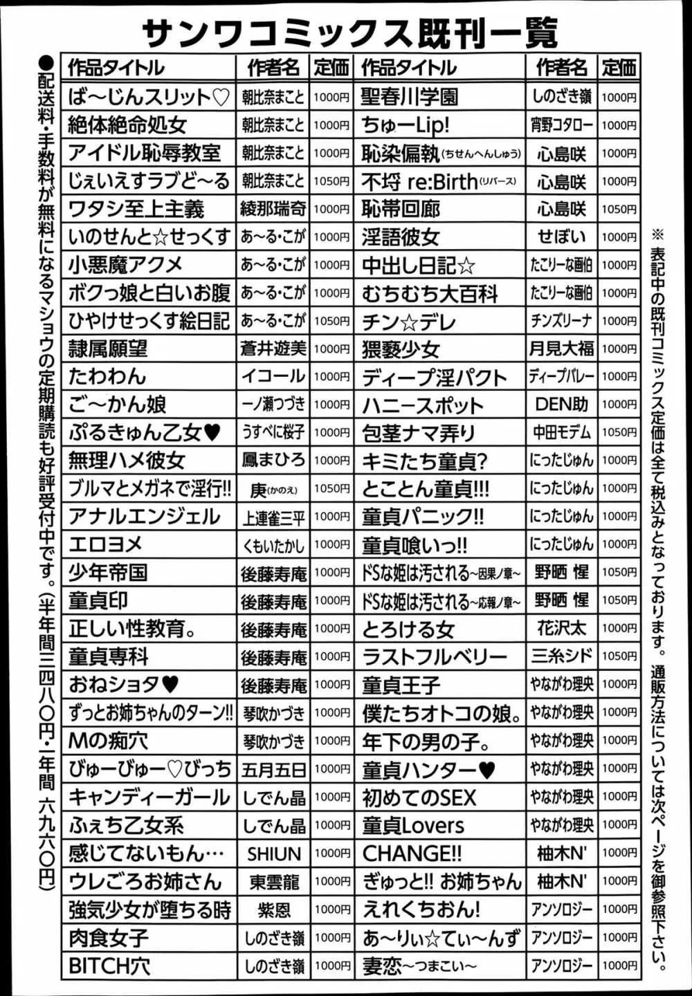 コミック・マショウ 2014年3月号 254ページ