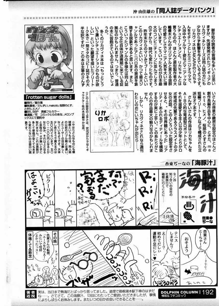 COMIC ドルフィン 2003年12月号 191ページ