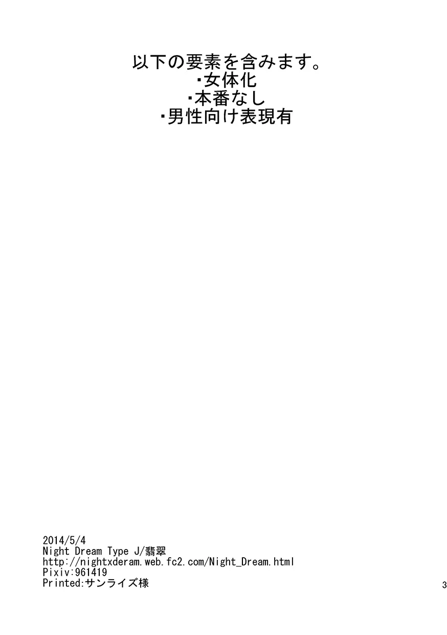 帝光バスケ部マネージャーとキセキの関係 -赤い狐編- 2ページ