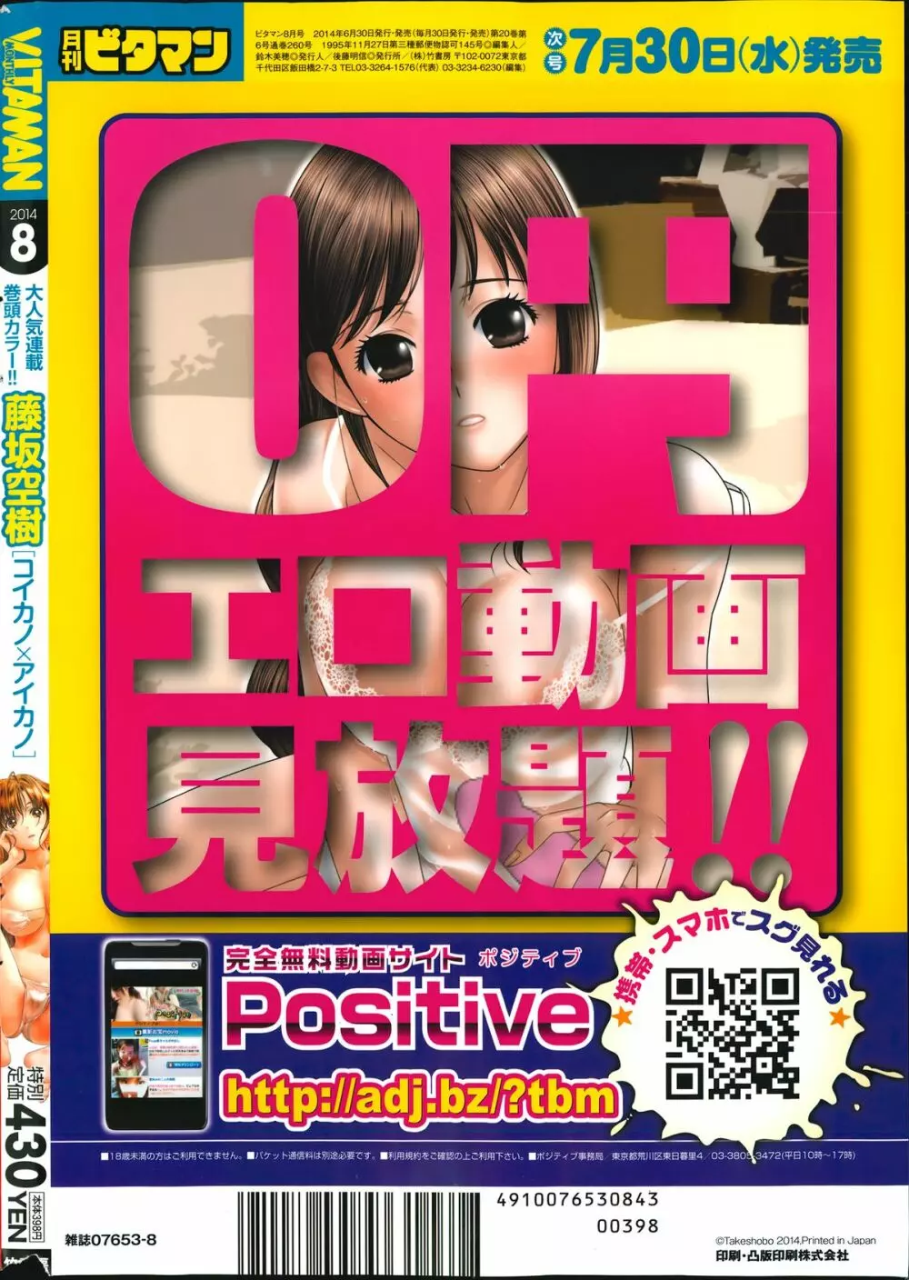 月刊 ビタマン 2014年8月号 268ページ