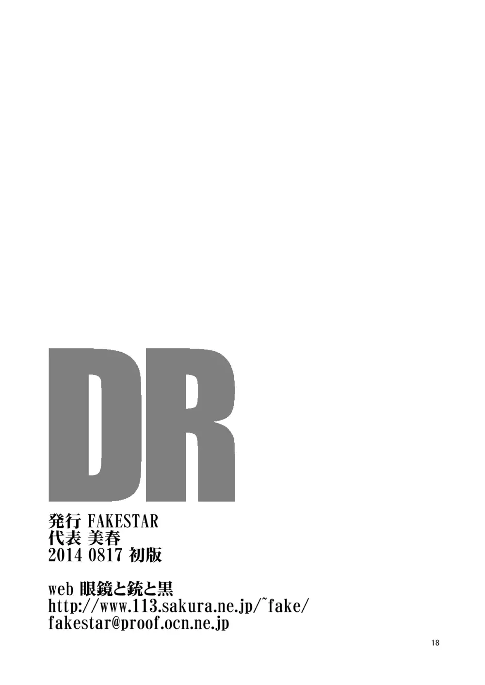 DR 18ページ