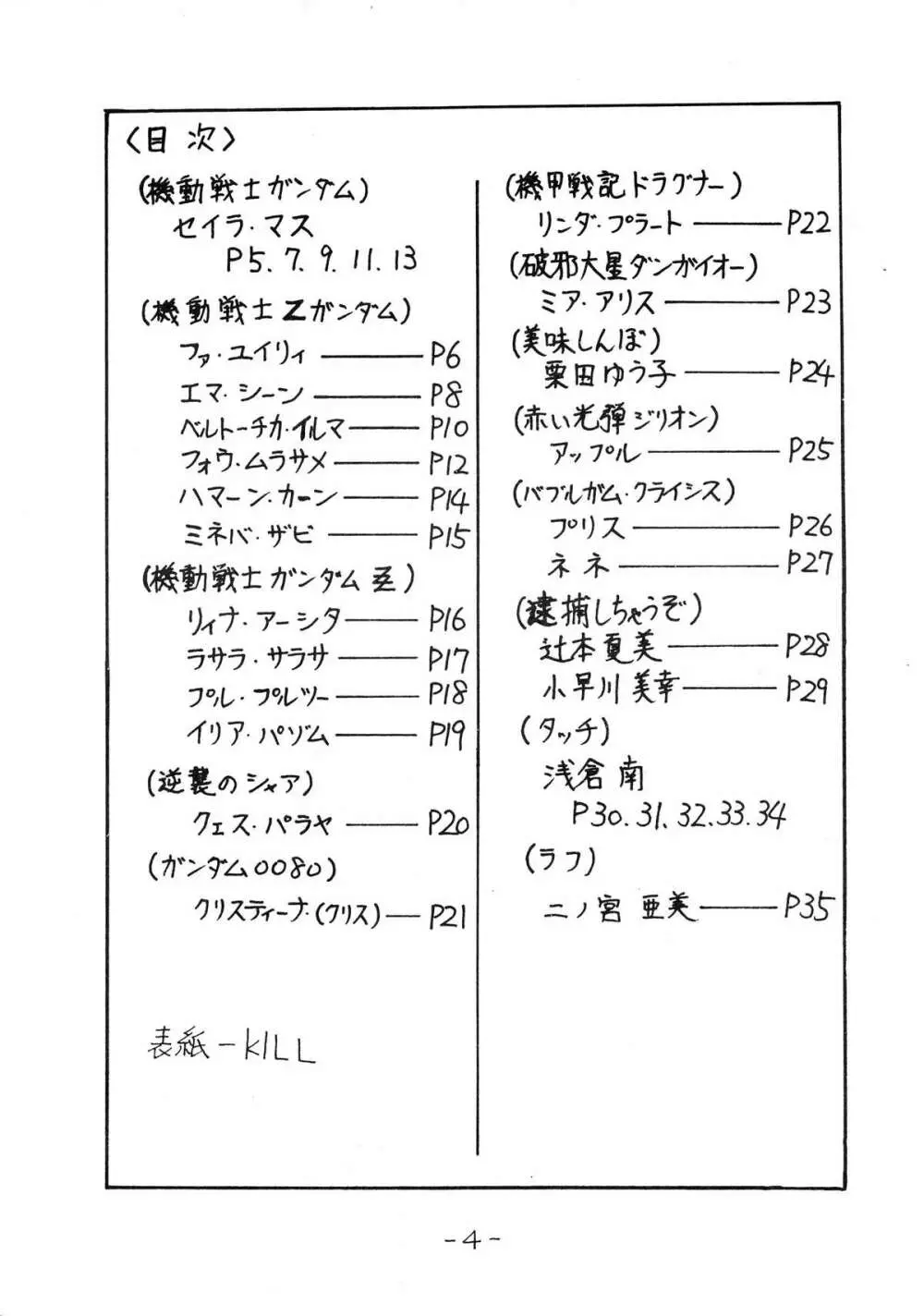 PASSION NO.1 4ページ