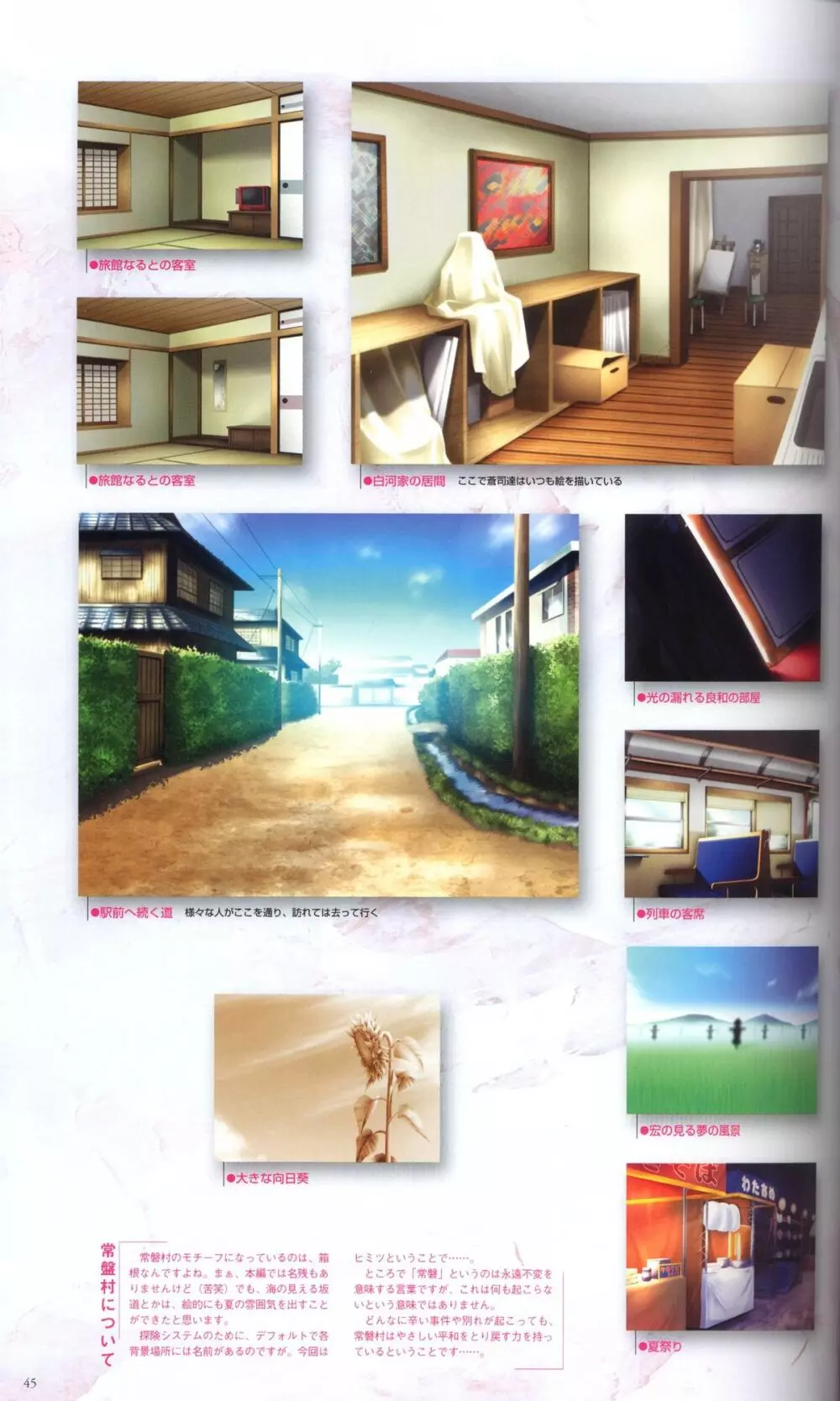 水夏 ～SUIKA～ 公式ビジュアルファンブック 54ページ