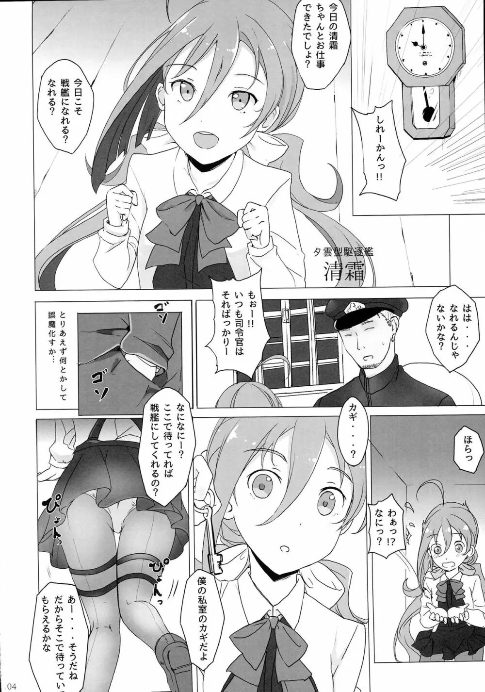 お姉さまたちには内緒で戦艦になります 3ページ