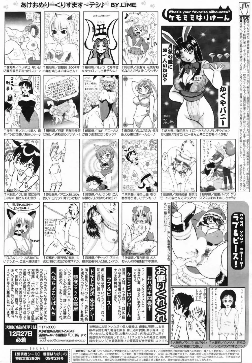 漫画ばんがいち 2009年2月号 VOL.234 262ページ