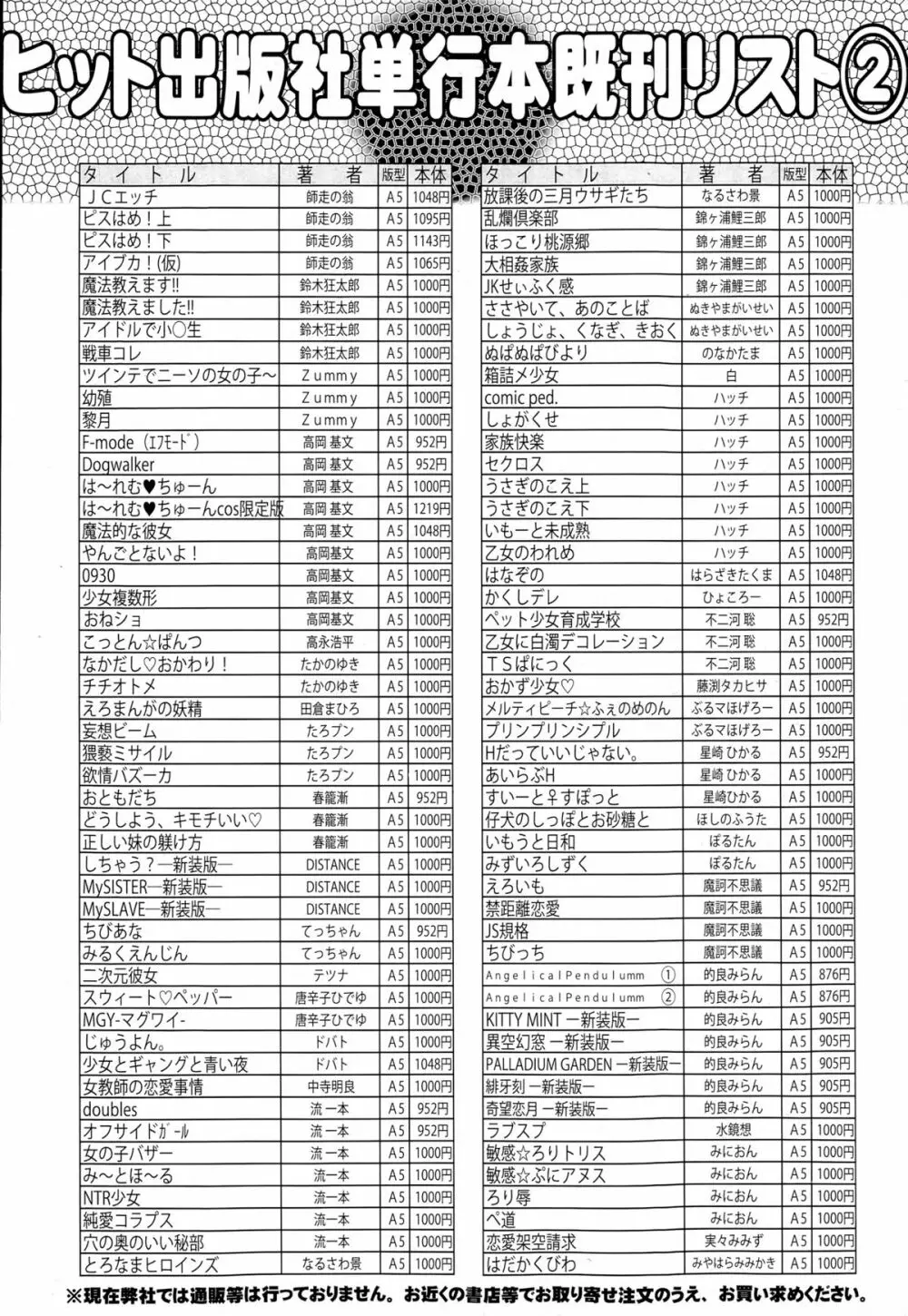 COMIC 阿吽 2015年2月号 451ページ