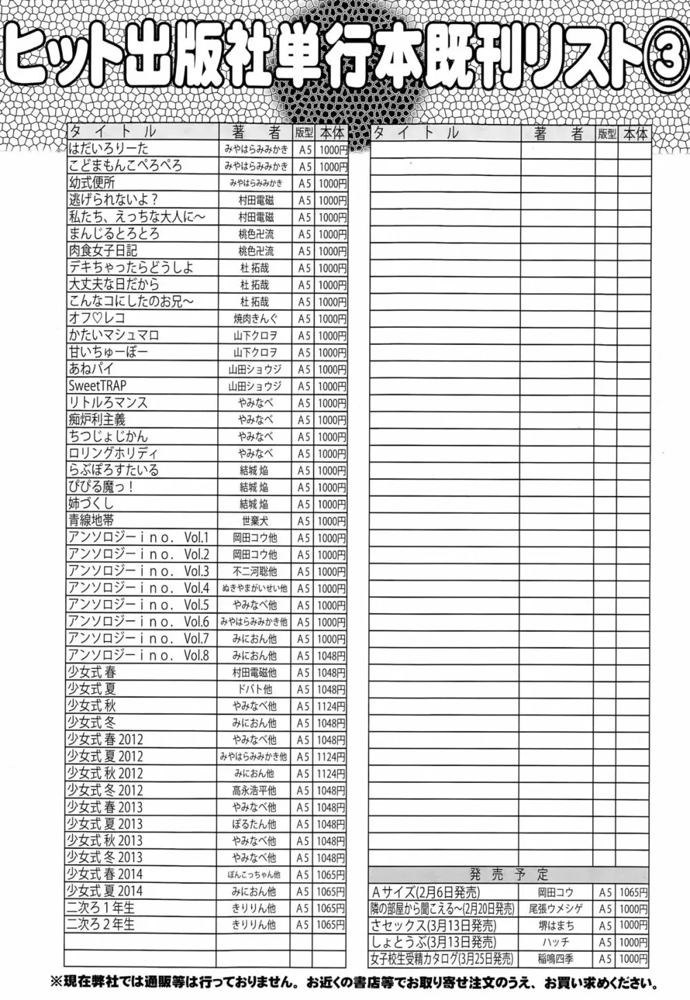 COMIC 阿吽 2015年3月号 449ページ