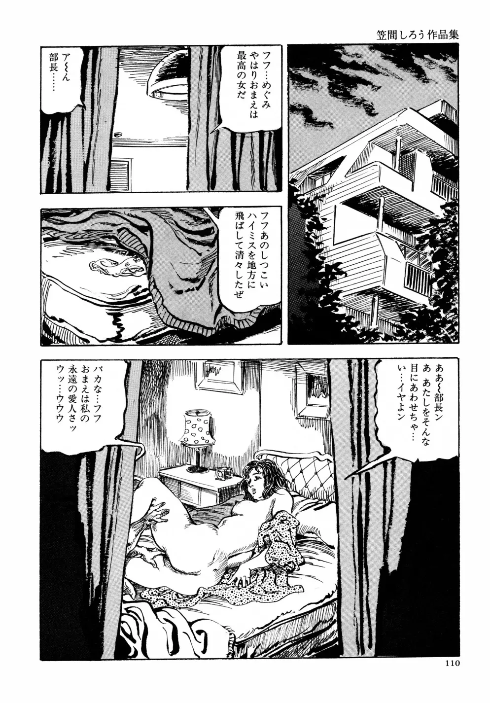 笠間しろう作品第六集 縄夫人 117ページ