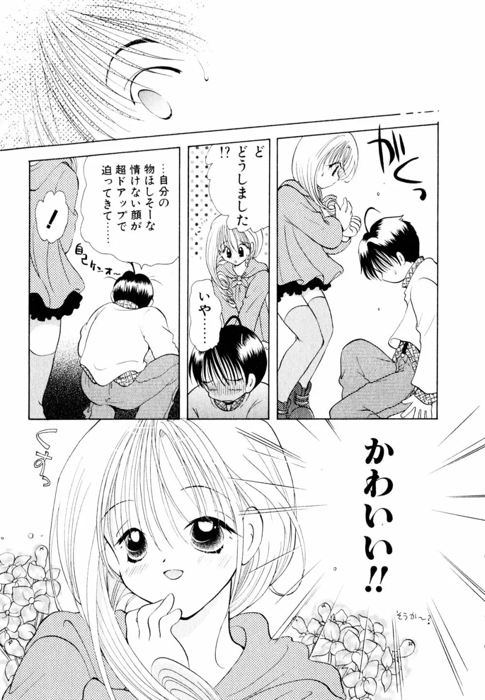 オレンジ色の花 12ページ