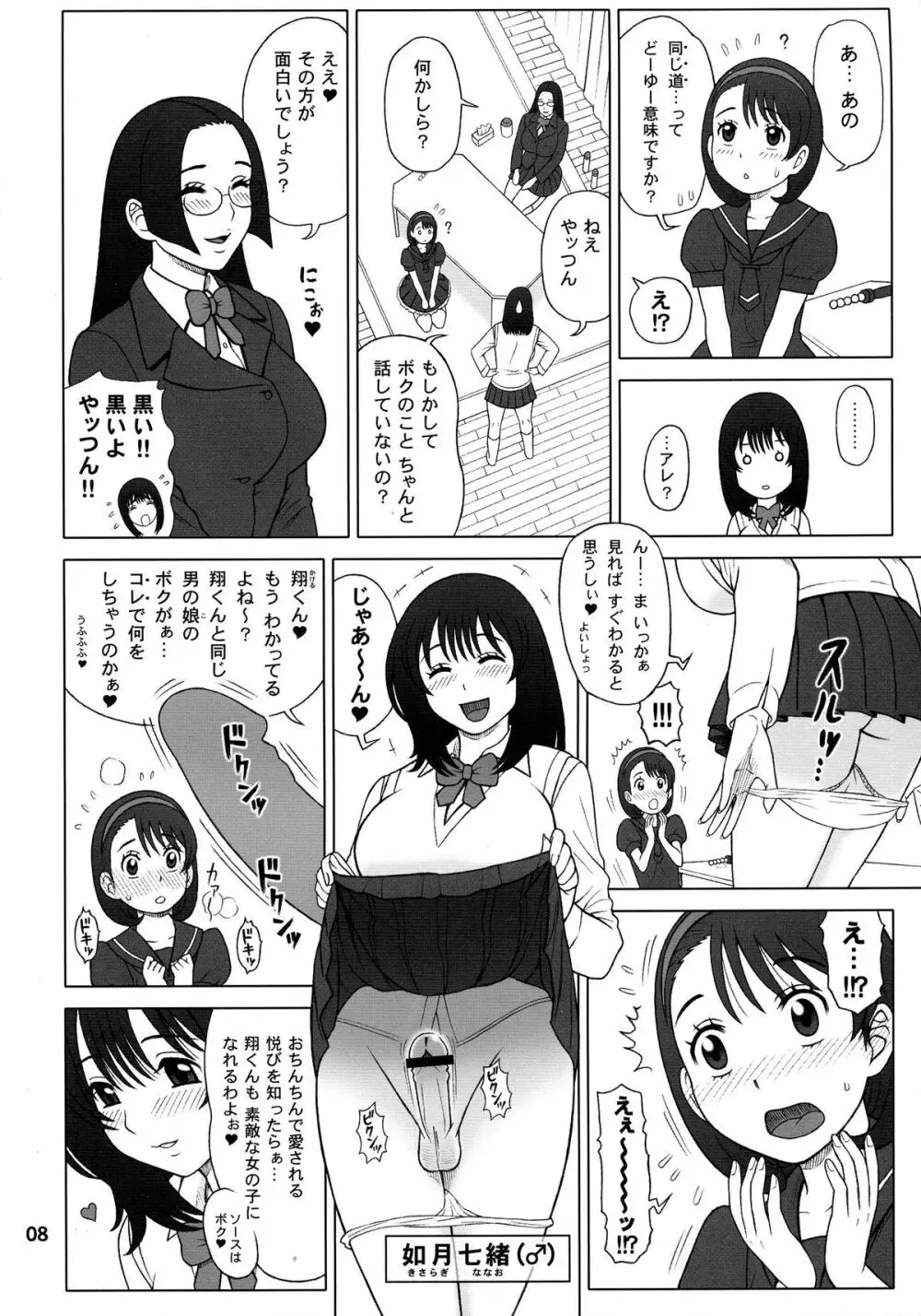 (C84) [回転ソムリエ (13.)] 30回転 八妻(やつめ)と、七緒(ななお)の八七式調教育。 8ページ