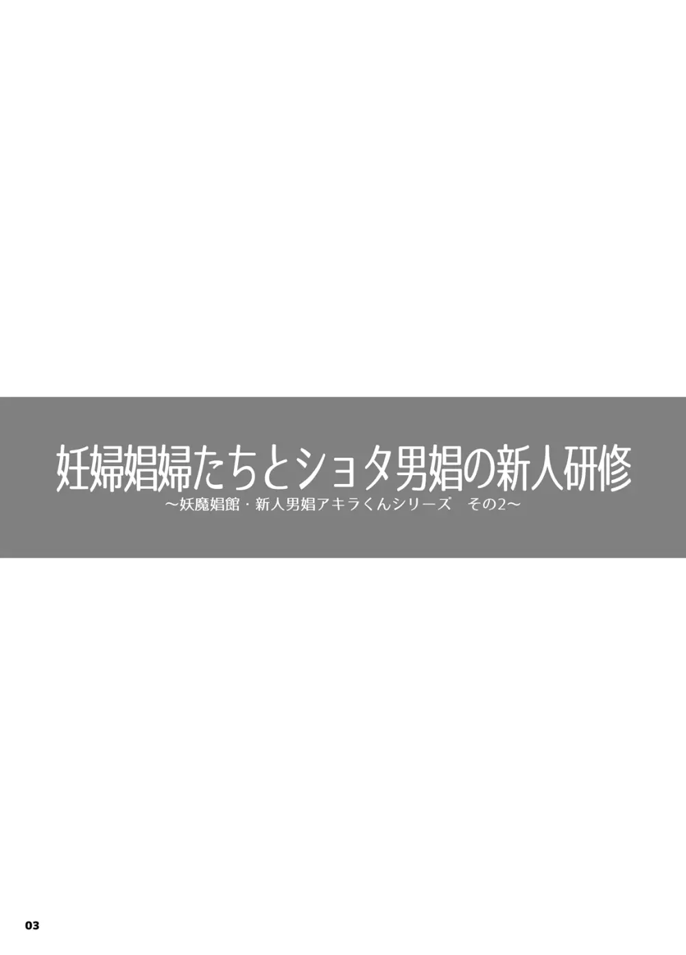 妊婦娼婦たちとショタ男娼の新人研修 2ページ