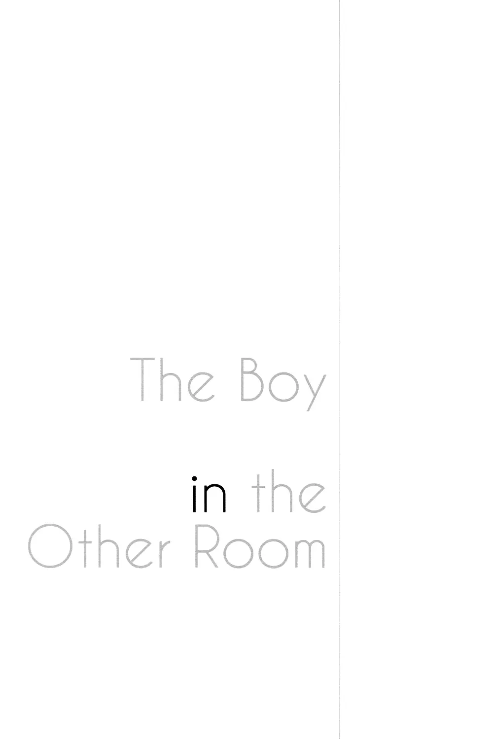 The Boy in the Other Room 3ページ