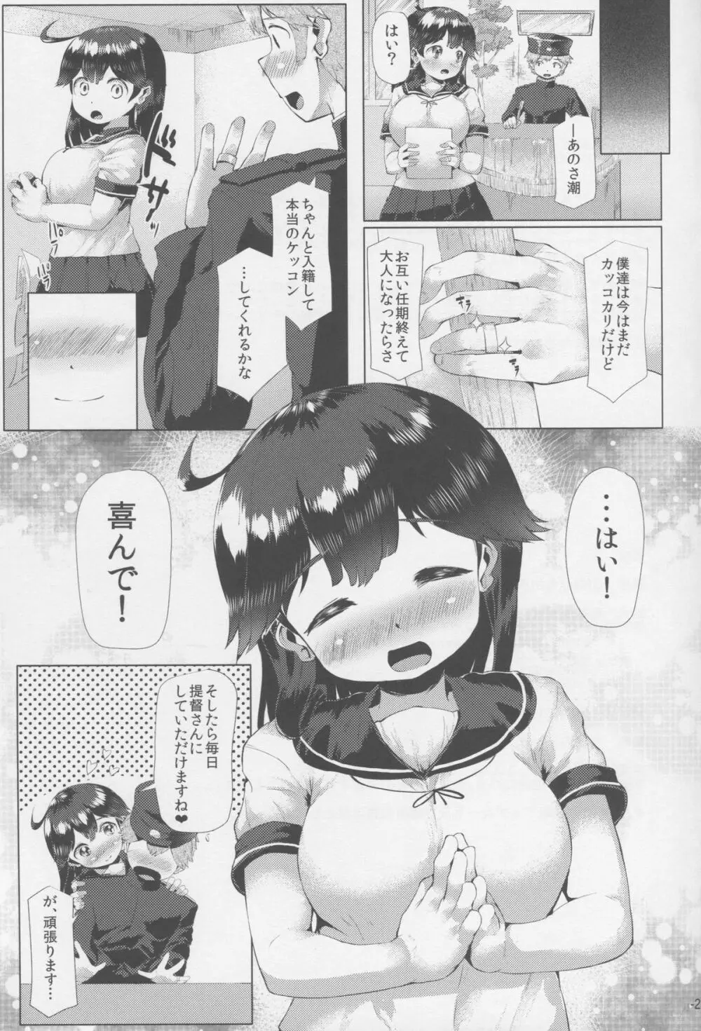 秘書艦潮は抱かれたい。 20ページ