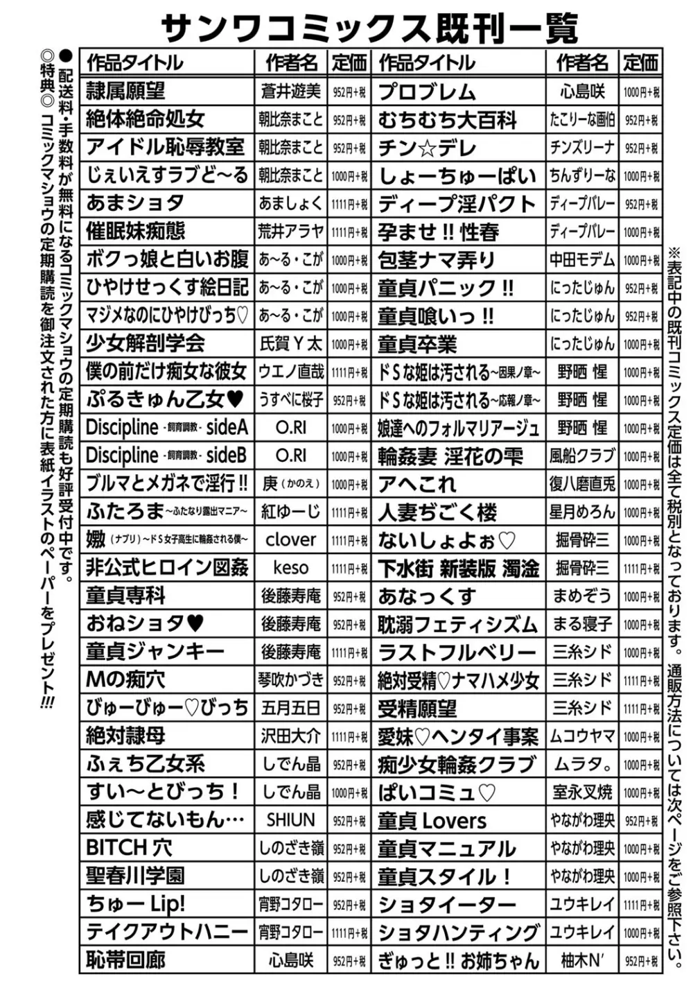 コミック・マショウ 2015年8月号 284ページ