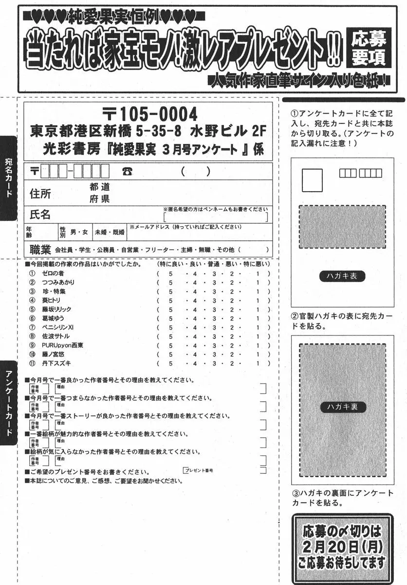 純愛果実 2006年3月号 193ページ