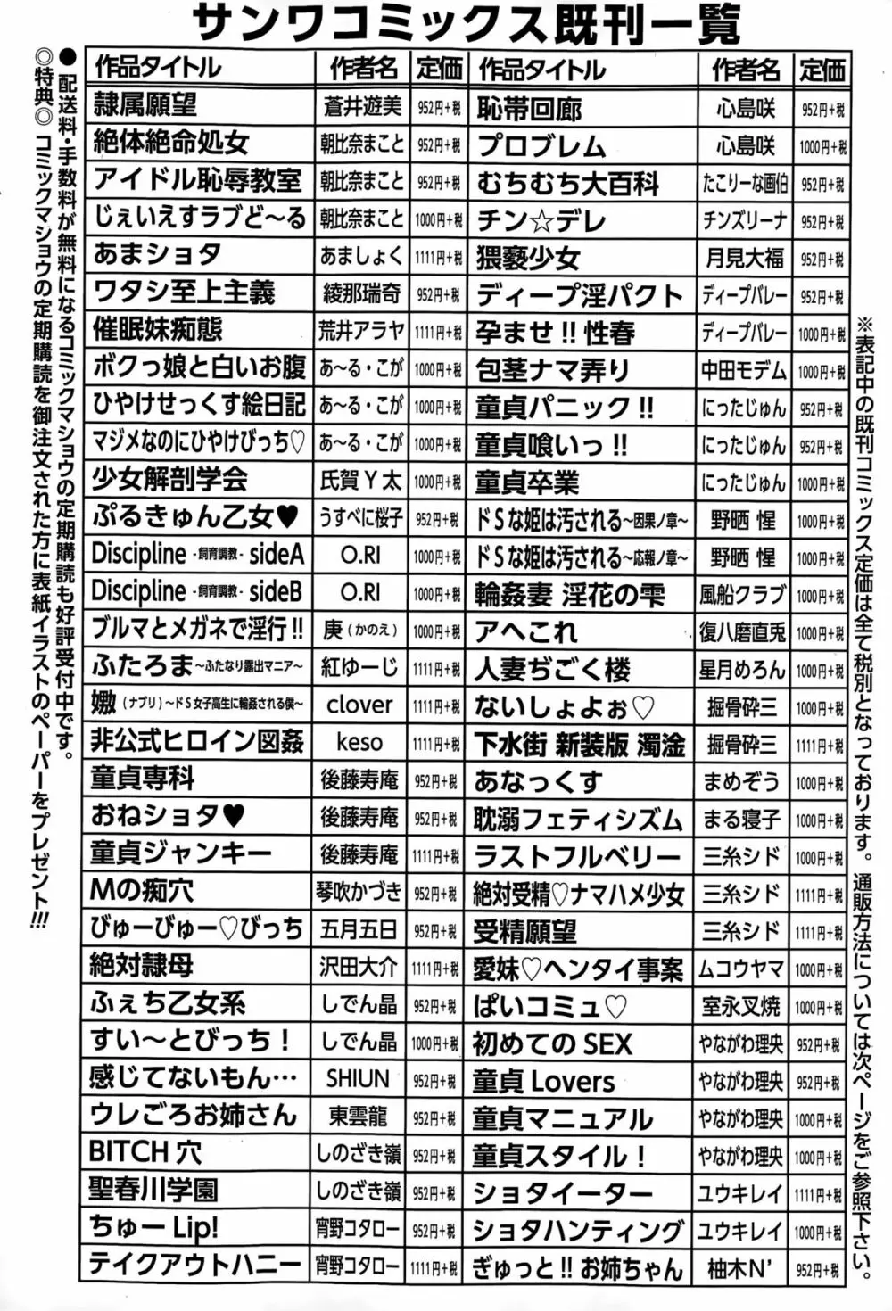 コミック・マショウ 2015年7月号 284ページ